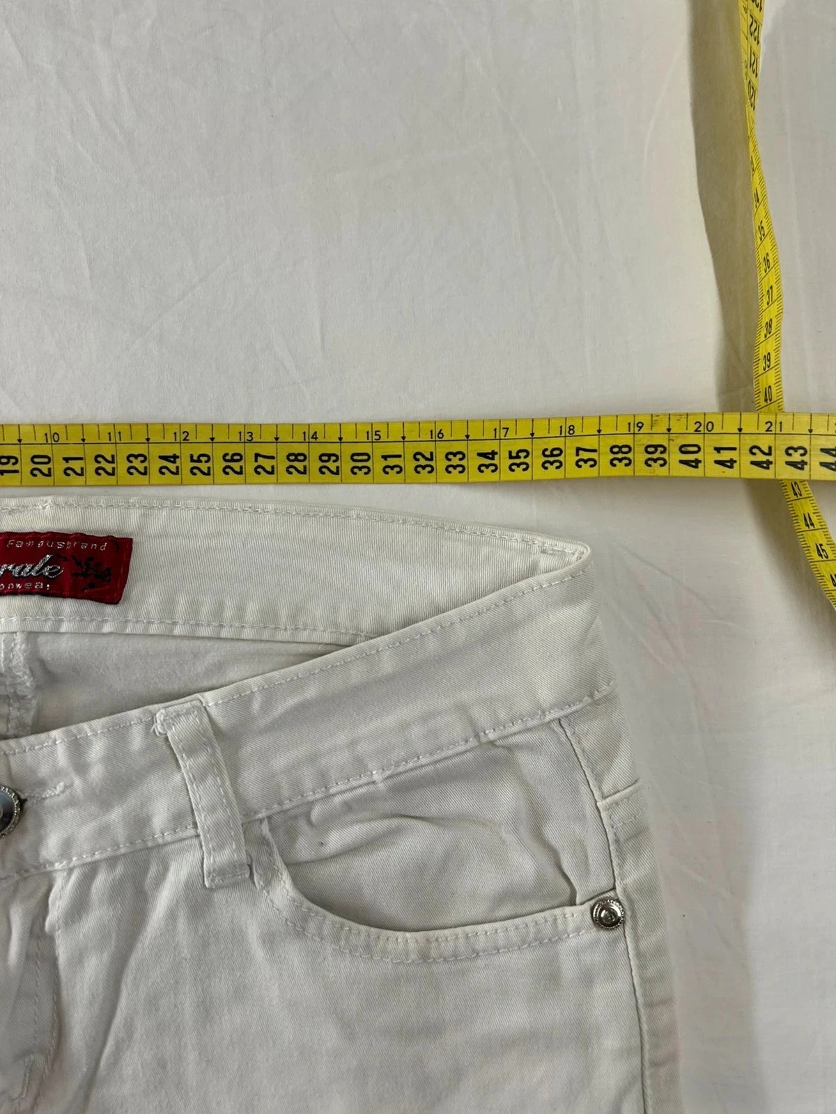 Calça jeans slim branca naturale – photo 6